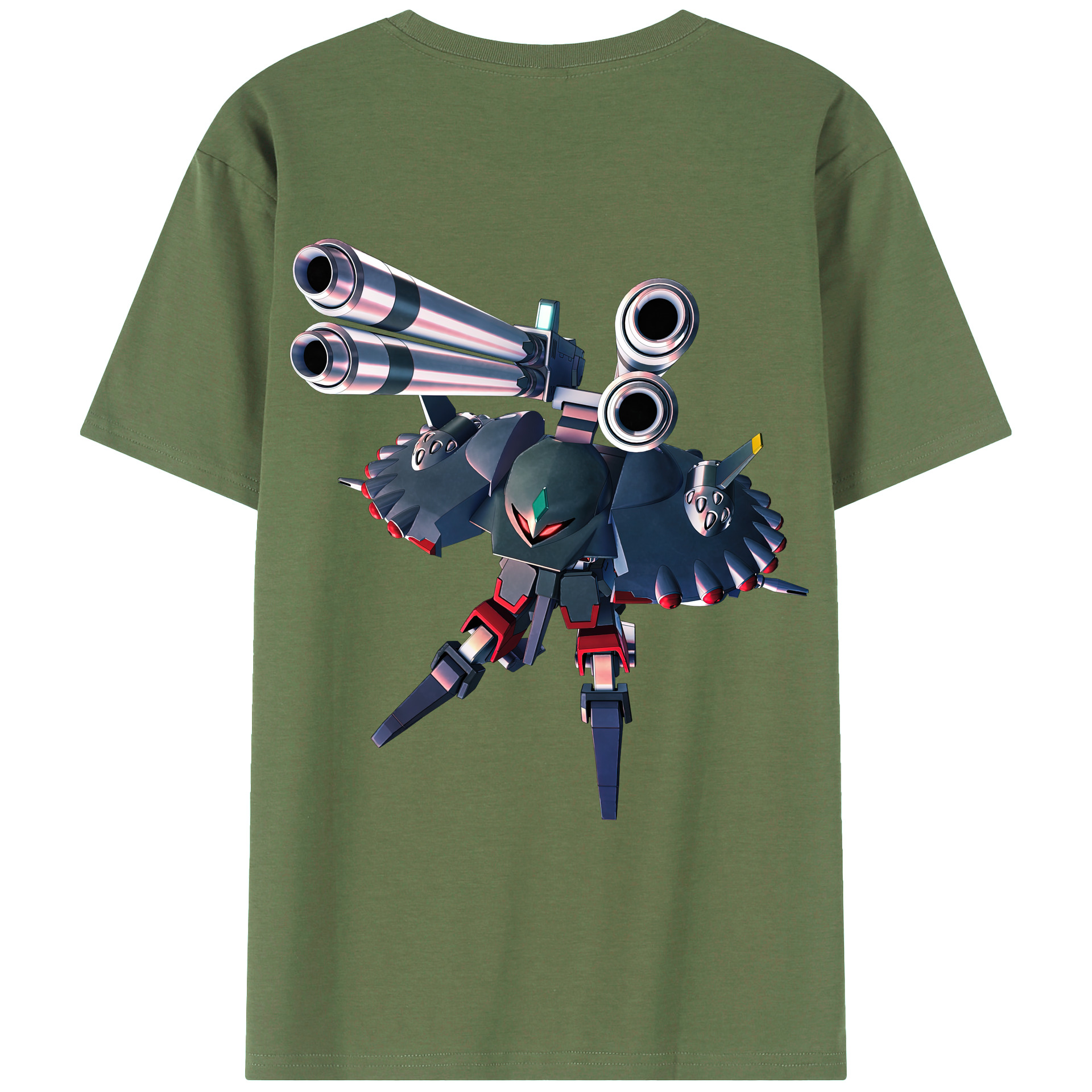 （画像用） 機動戦士ガンダム Mobile Suit Gundam 綿100％ メンズ半袖Tシャツ（バックプリント） 通気性
